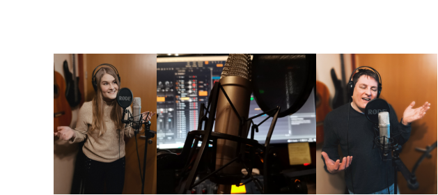 Aufnahmen fr ein Hrspiel