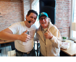 Otto Waalkes besucht mich beim Soundcheck